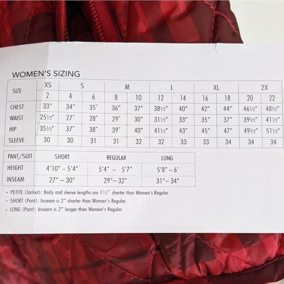 Obermeyer Desiree Insulator Red Black Plaid Insulated Jacket XS - Picture 7 of 10